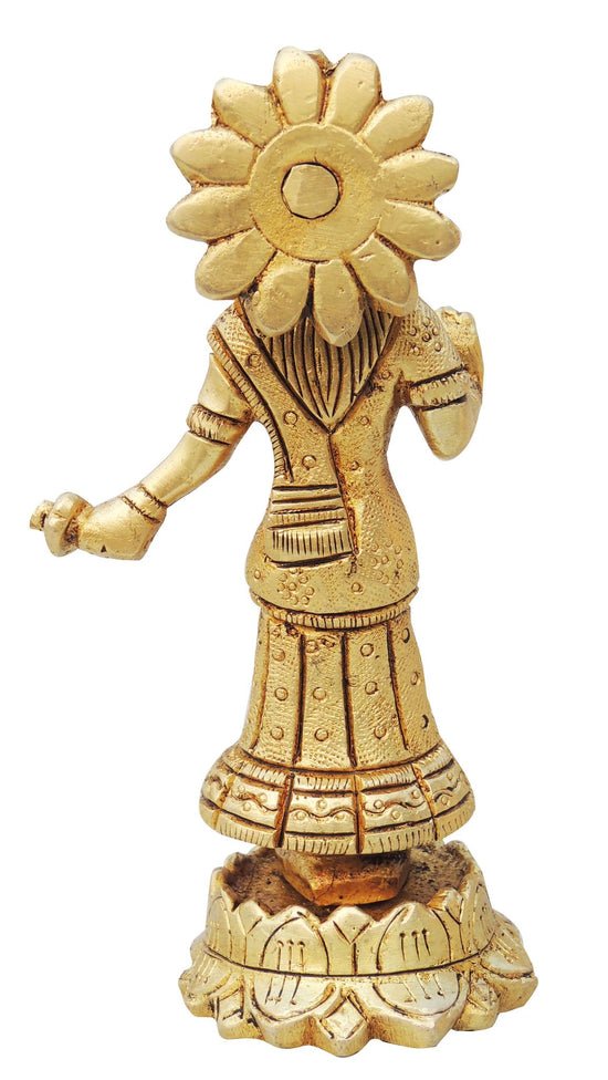 Brass Radha Ji Statue