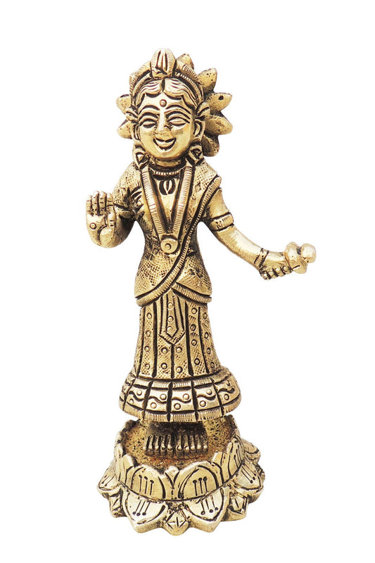 Brass Radha Statue