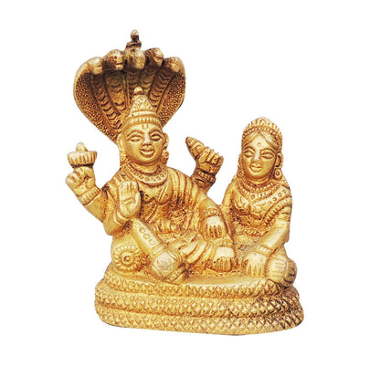 Brass Laxmi With Vishnu Ji