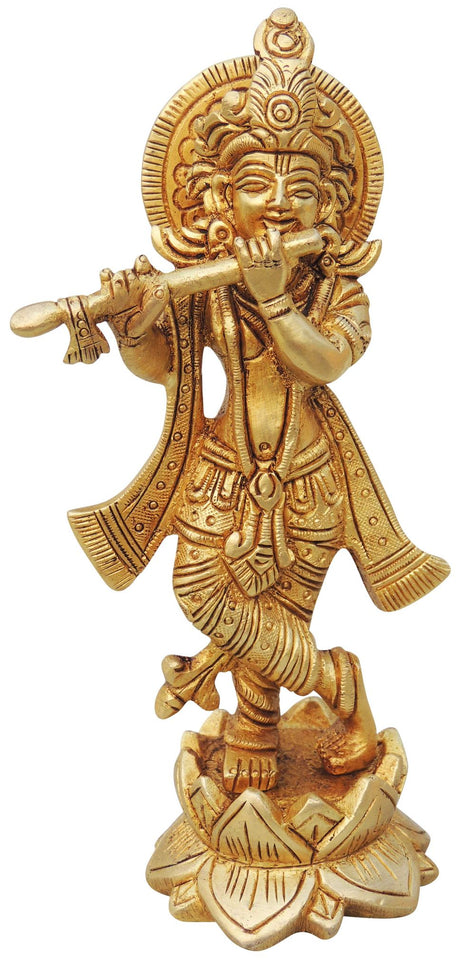 Brass Krishna Ji Statue