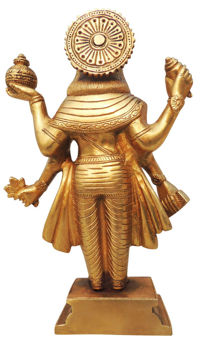 Brass Dhanvantri Ji Statue