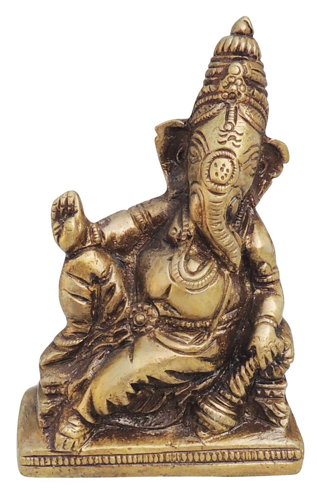 Brass Ganesh Ji Statue