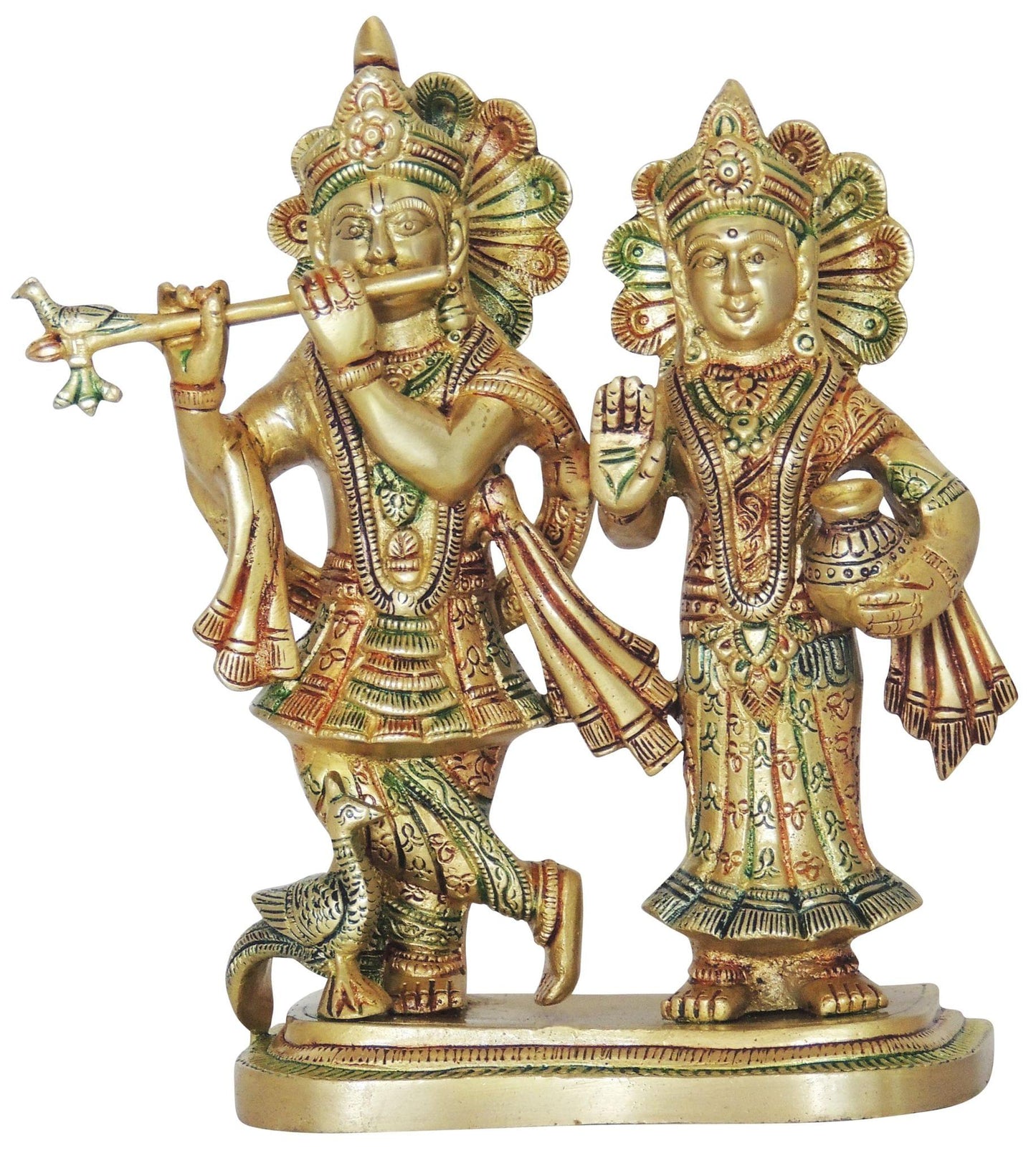 Brass Radha Krishan Statue