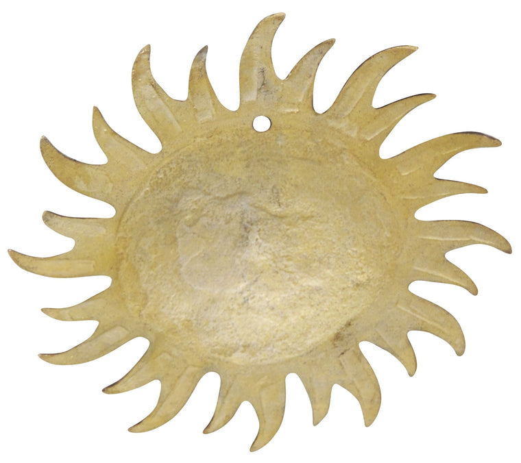 Brass Wall Hanging Sun Antique Statue