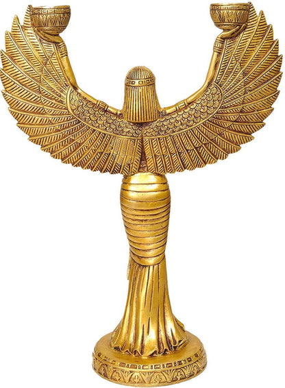 Brass Egyptian Mummy Candle Holder