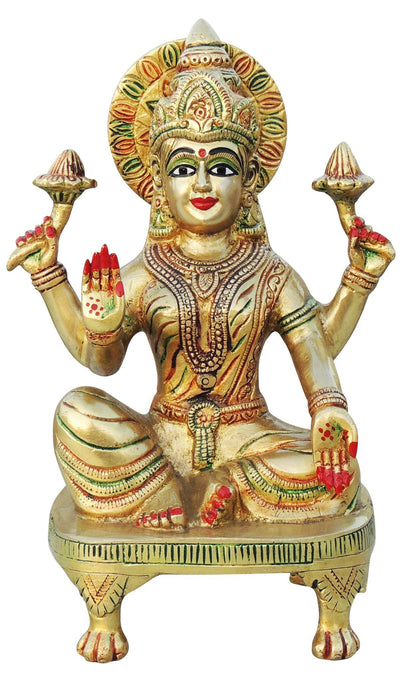 Brass Laxmi Ji Statue