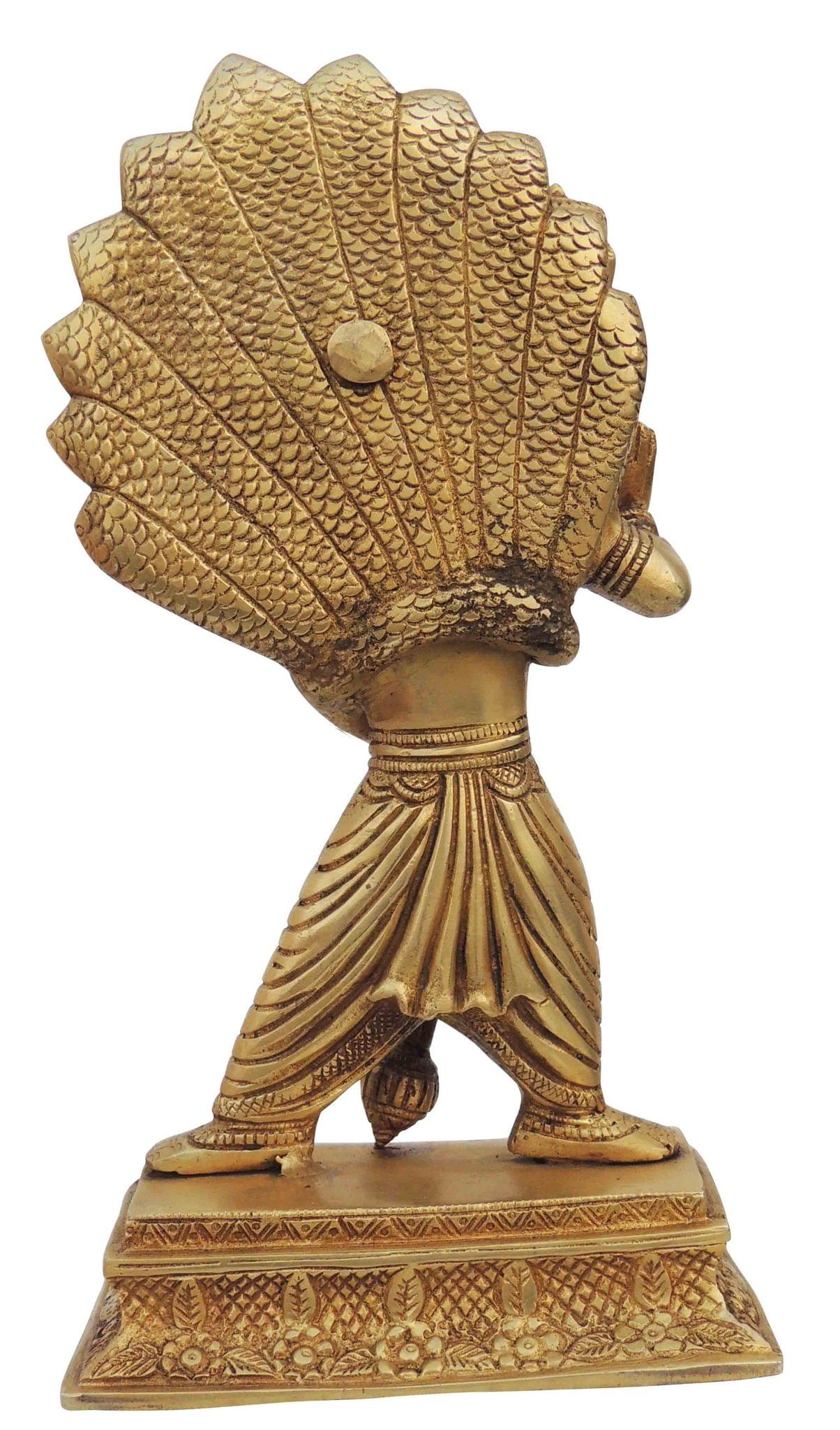 Brass Narsingh Bhagwan God Idol Statue