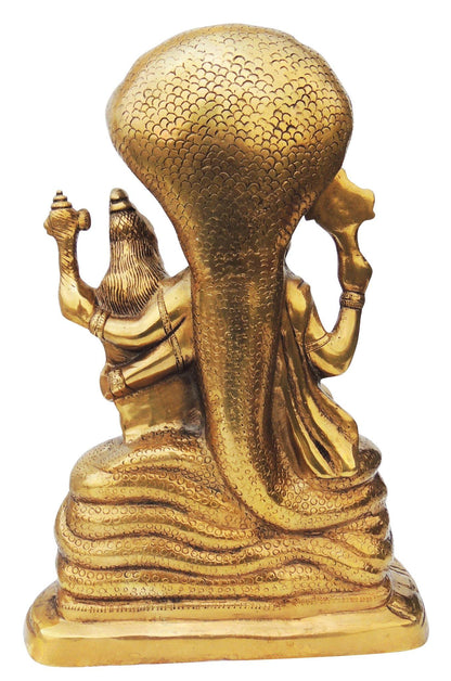 Brass Narsingh Bhagwan Statue