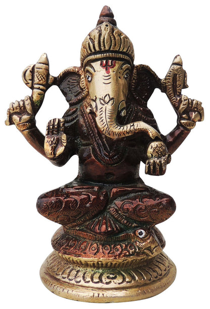 Brass Ganesh Ji Statue