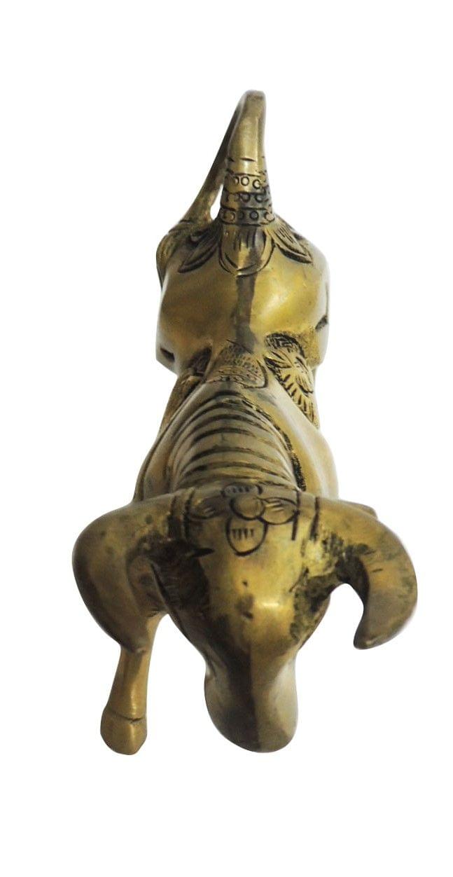 Brass Bull Statue