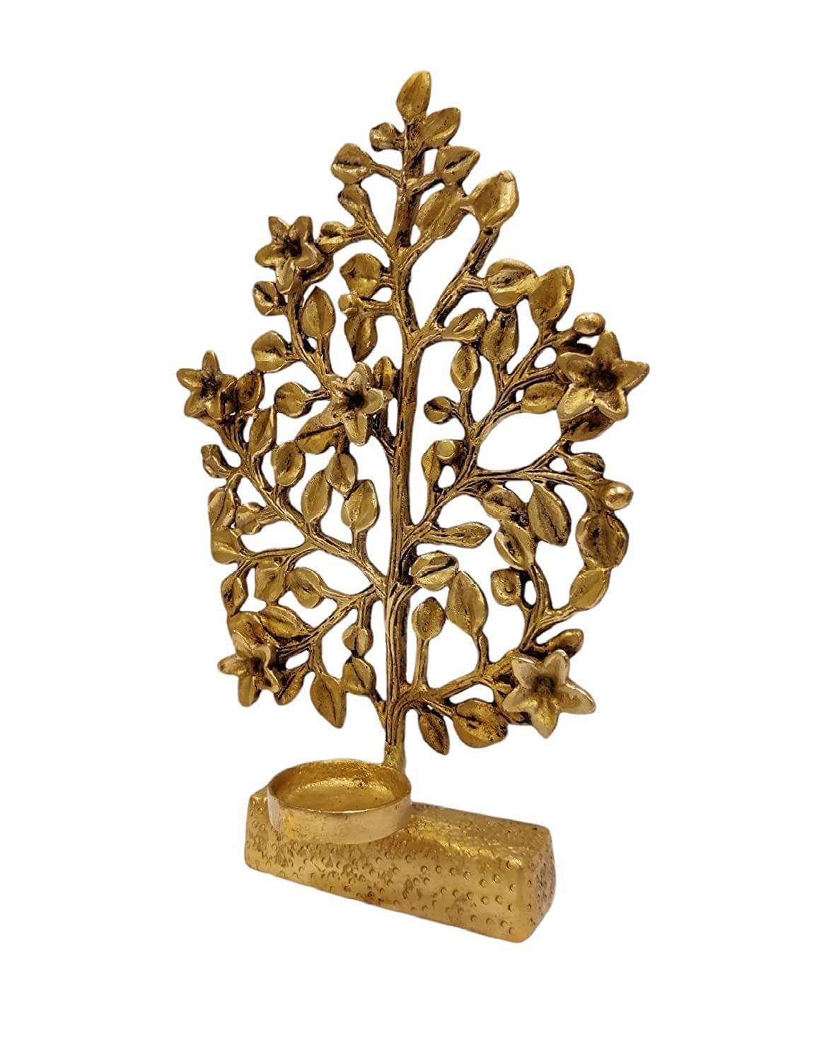 Brass Table Decor Tree