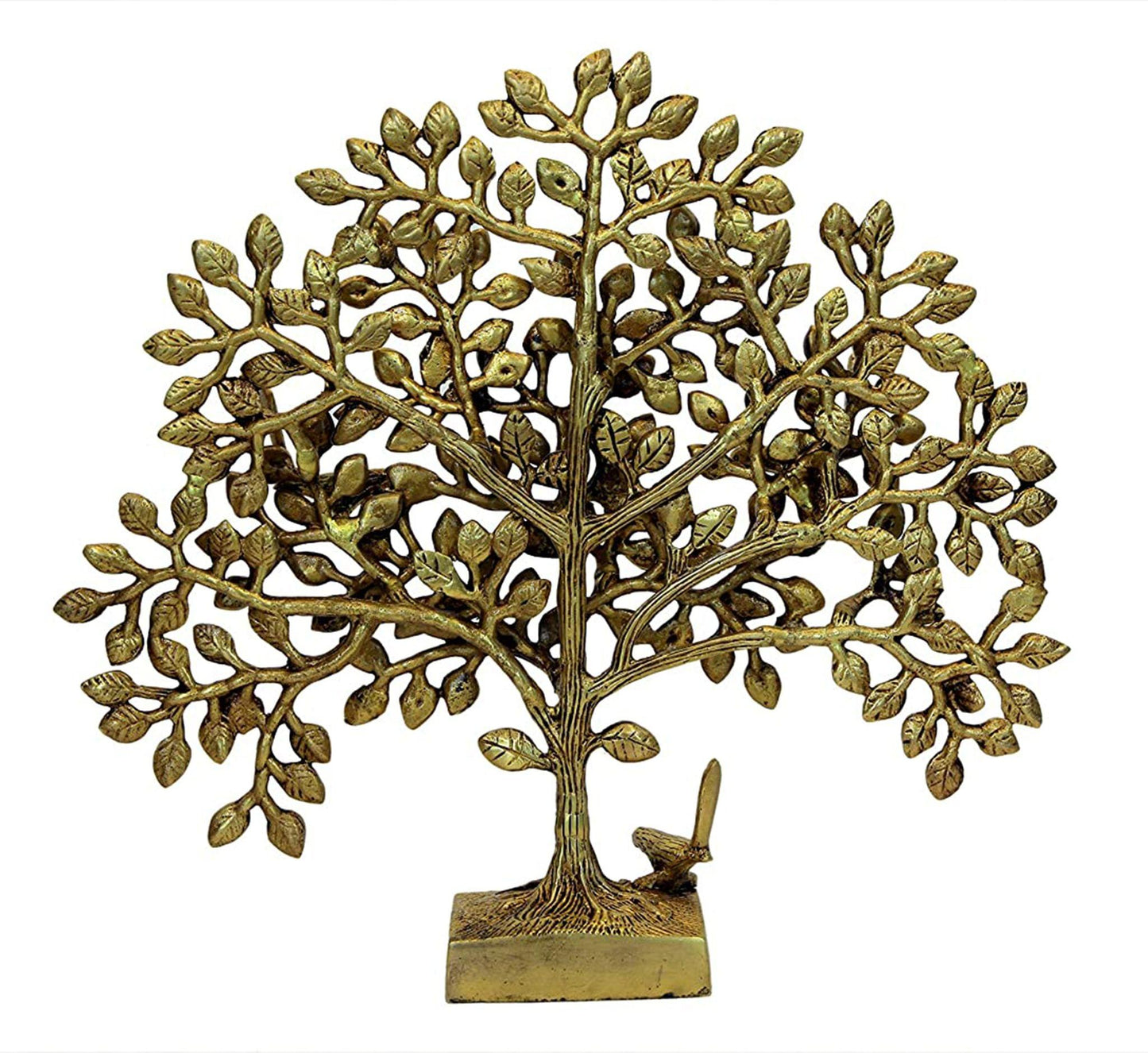 Brass Wall Hanging Tree Statue