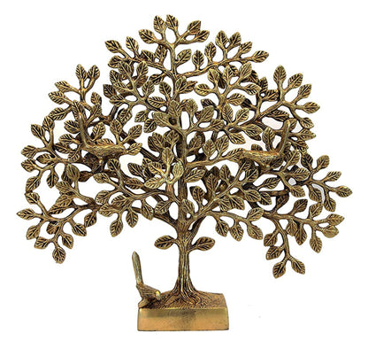 Brass Wall Hanging Tree Statue