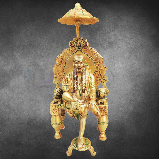 Brass Sai Baba God Idol Statue