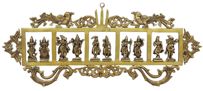 Brass Wall Hanging Das Avatar Statue