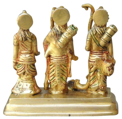 Brass Ram Darbar God Idol Statue