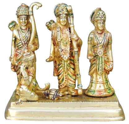 Brass Ram Darbar God Idol Statue