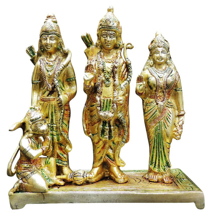 Brass Ram Darbar God Idol Statue