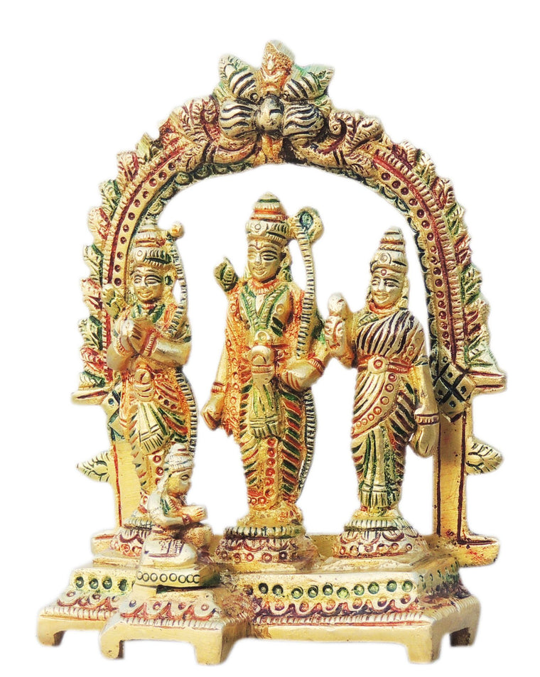 Brass Ram Dharbar Same Base Statue