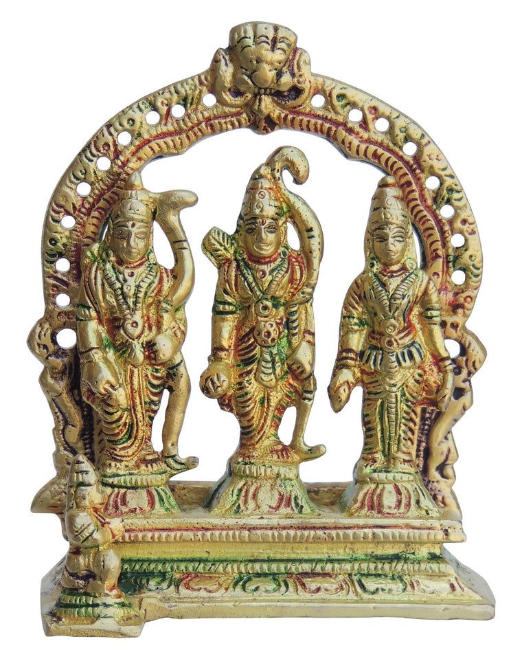 Brass Ram Darbar Statue