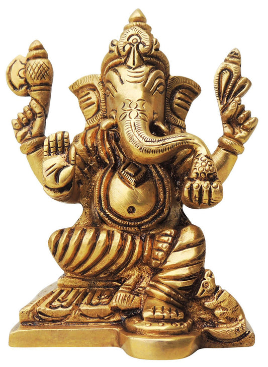 Brass Ganesh Ji Statue