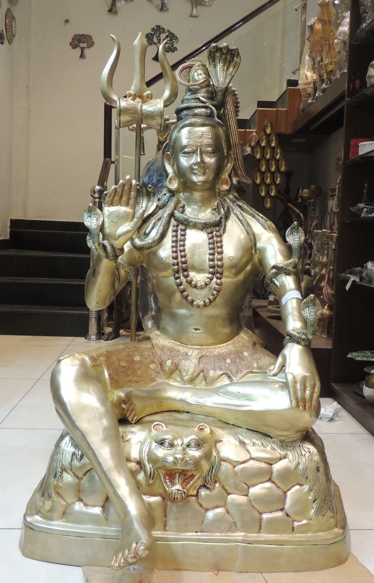 Brass Shiv ji Idol Statue