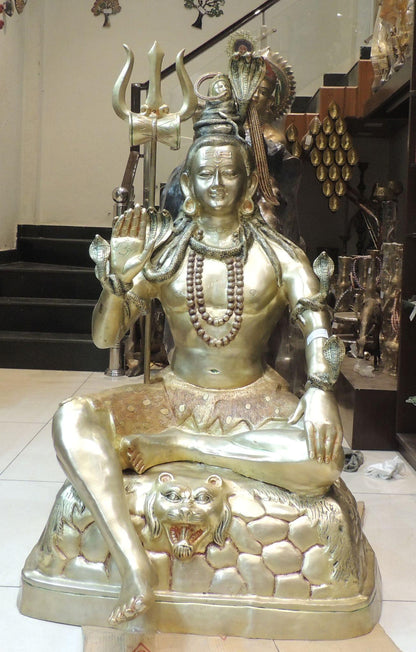 Brass Shiv ji Idol Statue