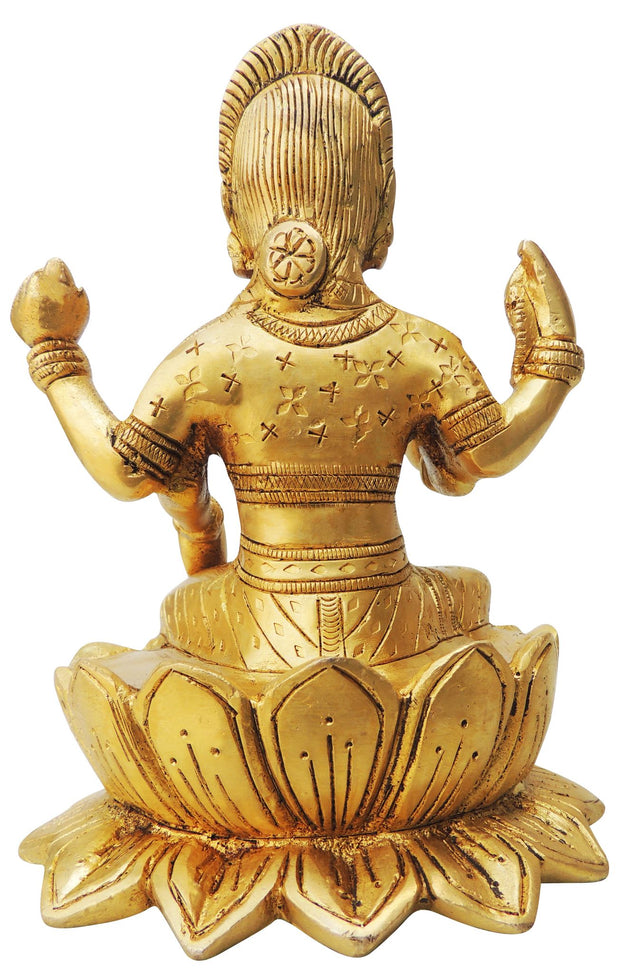 Brass Laxmi Ji Statue