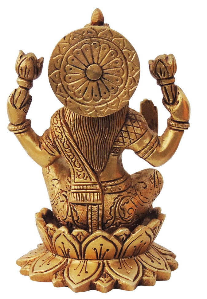 Brass Laxmi Statue