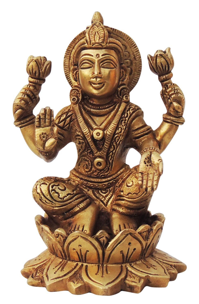 Brass Laxmi Statue