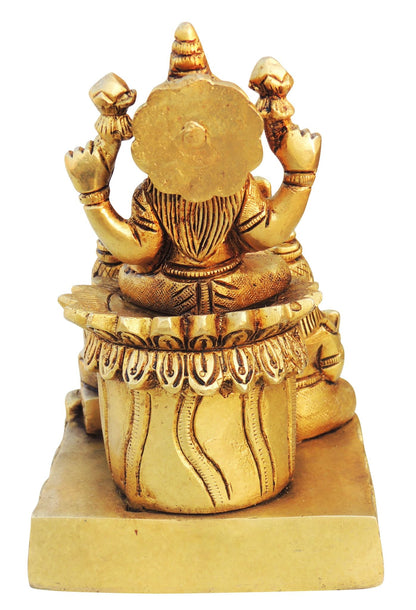 Brass Laxmi Kuber Statue