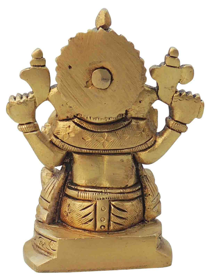 Brass Ganesh Ji God Idol Statue