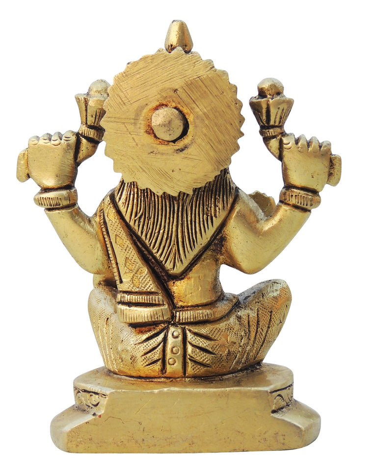 Goddess Brass Laxmi idol