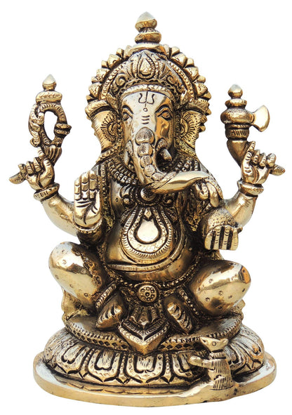 Brass Ganesh Ji Statue