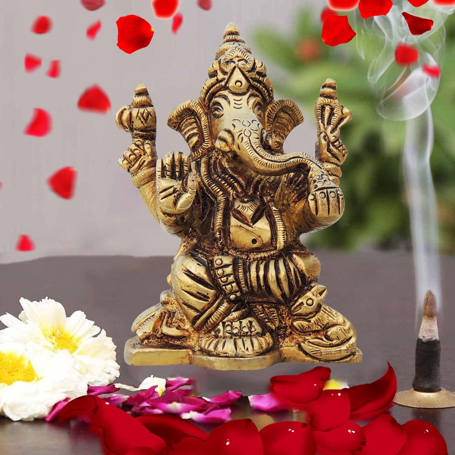 Brass Ganesh Ji Statue