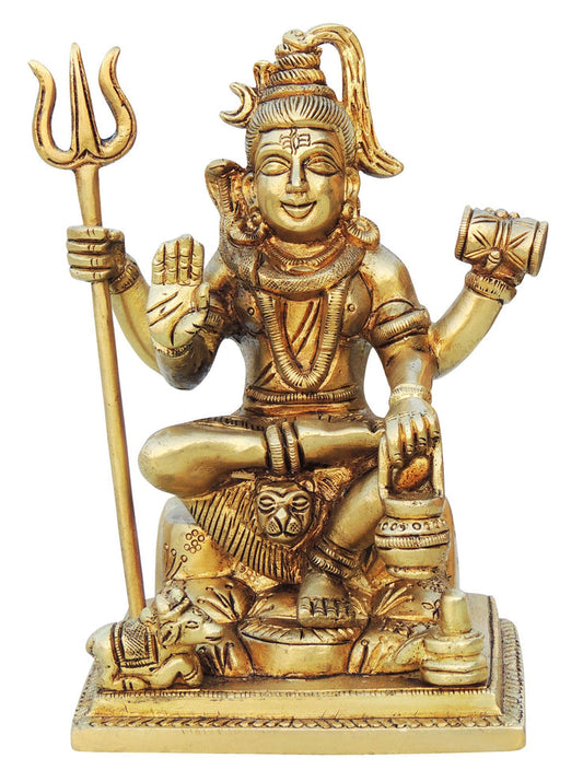 Brass Shiv Ji God Idol Statue