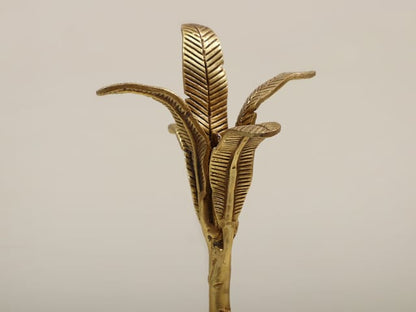 Brass Table Decor Banana Tree