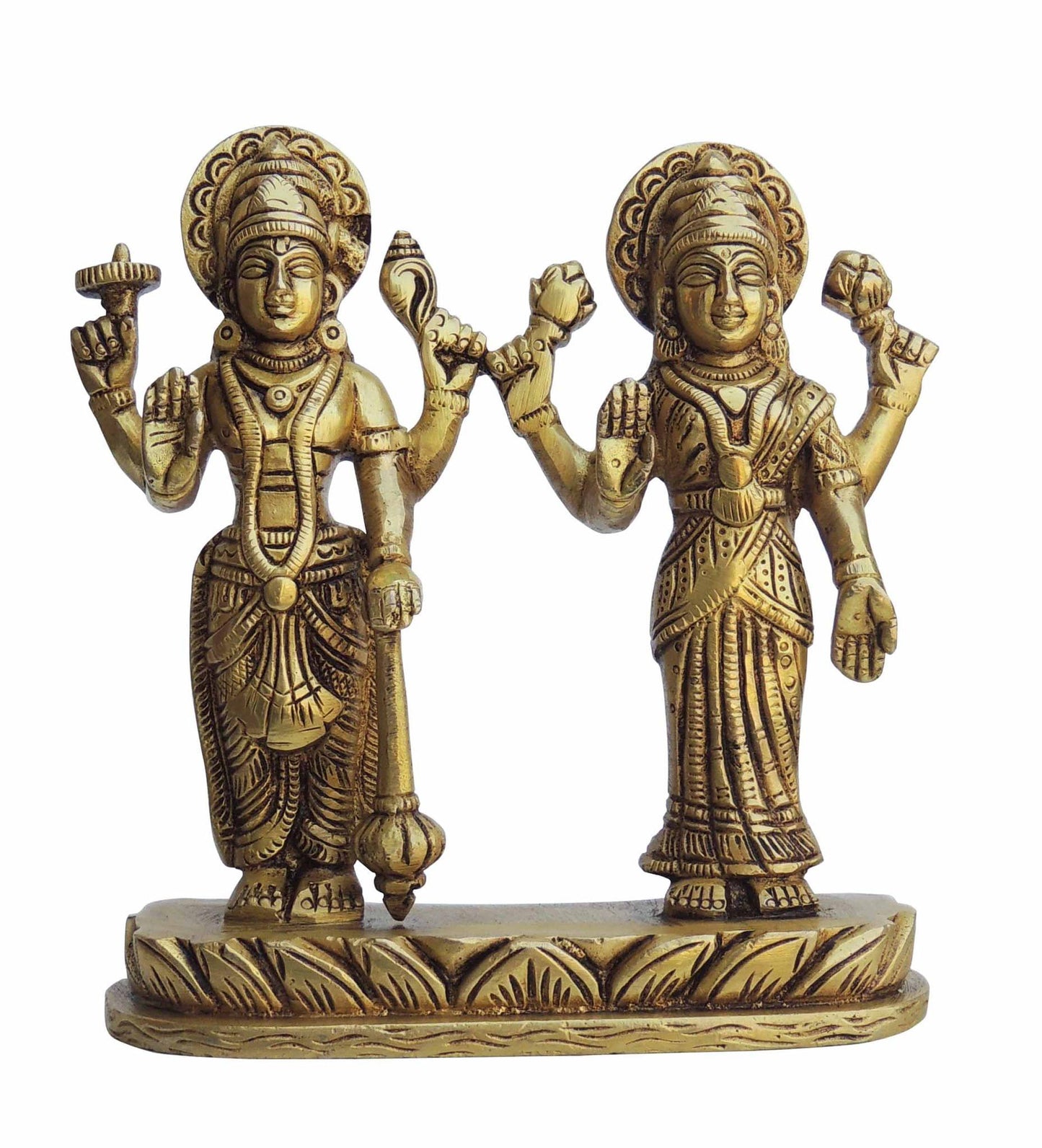 Brass Vishnu Laxmi Ji