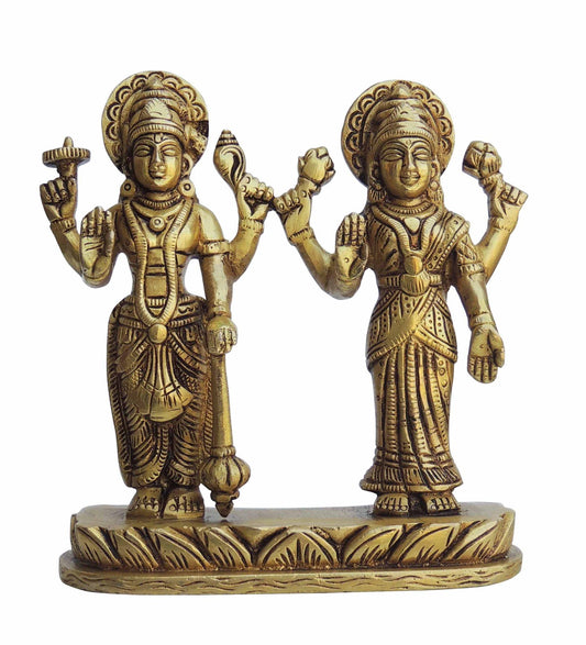 Brass Vishnu Laxmi Ji