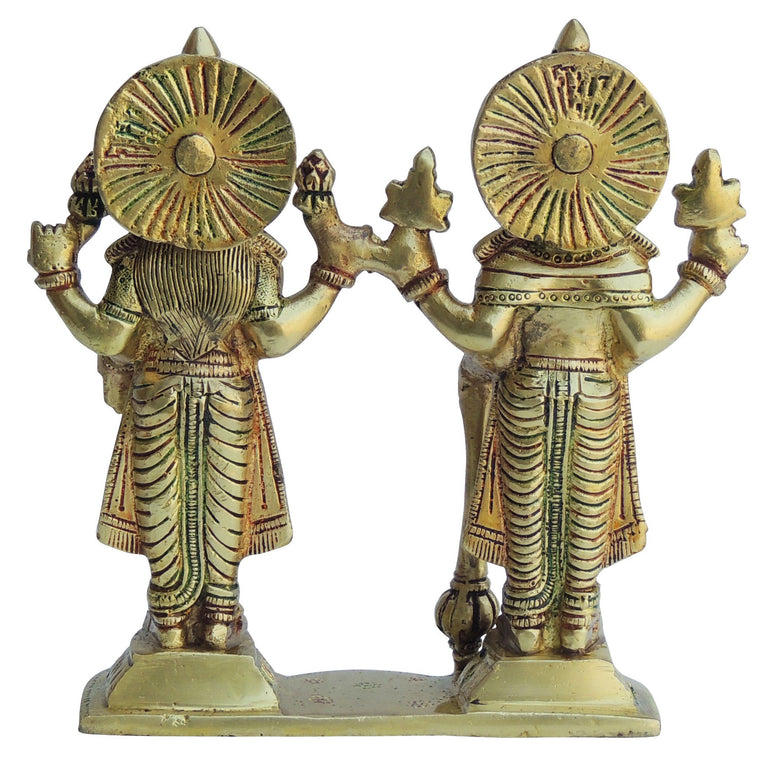 Brass Vishnu Laxmi ji Idol