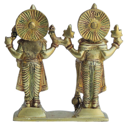 Brass Vishnu Laxmi ji Idol