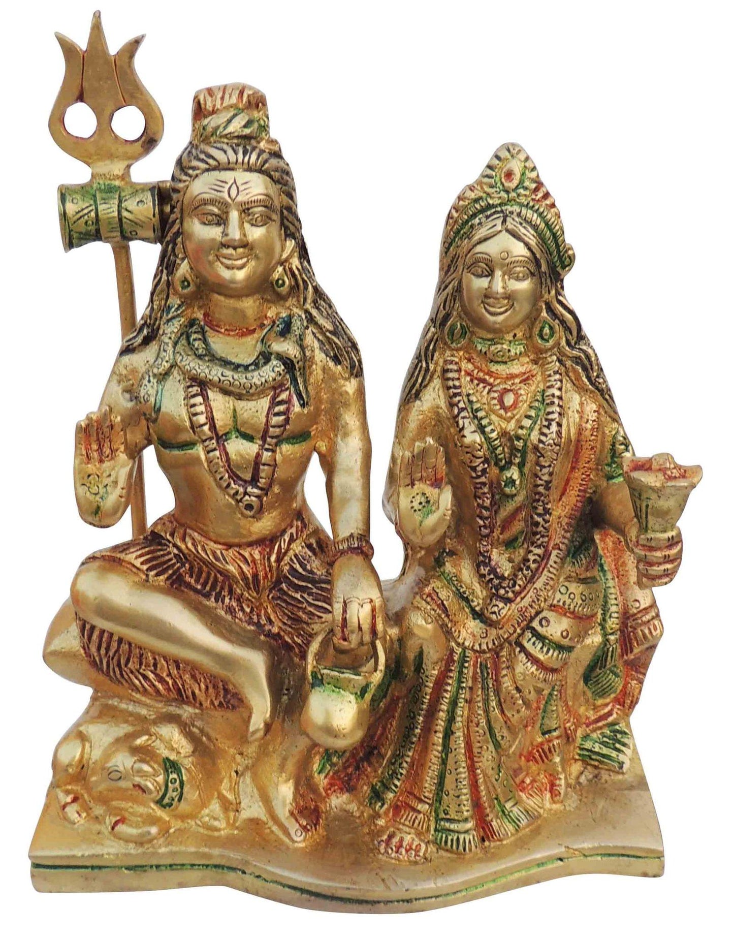 Brass Shiv Parivar God Idol Statue