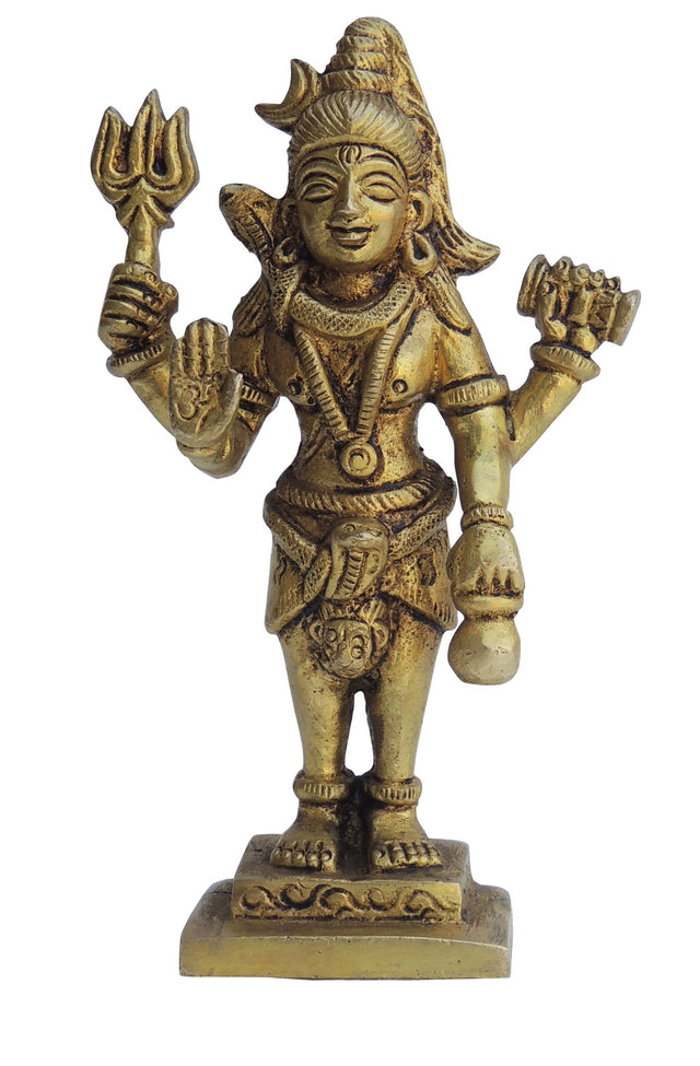 Brass Shiv Ji God Idol Statue