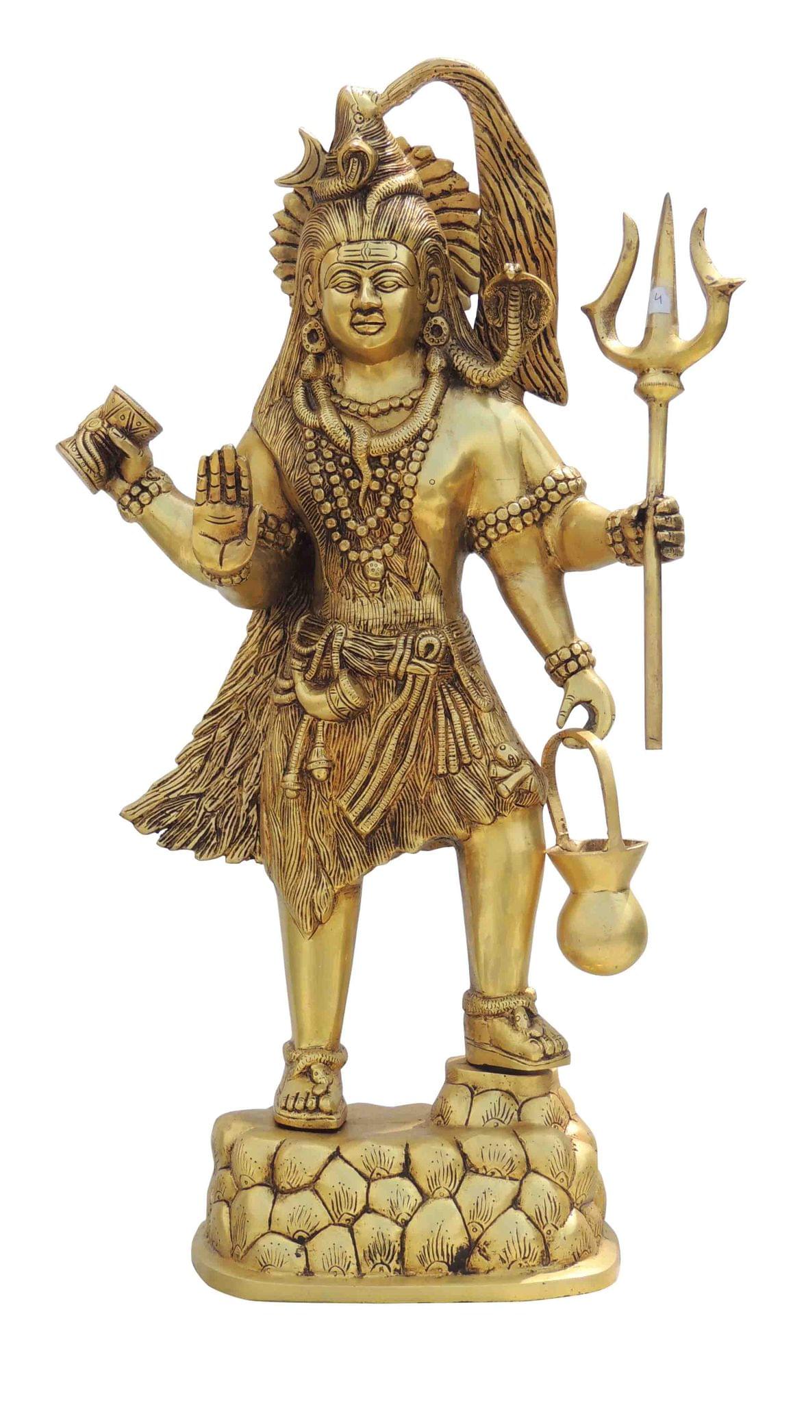 Brass Shiv ji Idol Statue