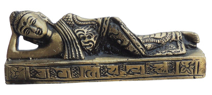 Brass Sleeping Buddha Statue