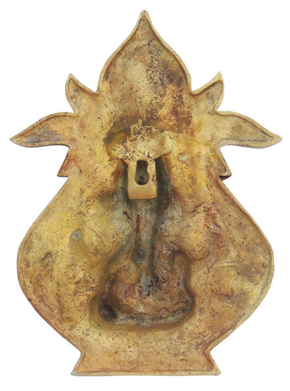 Brass Wall Hanging Ganesh Statue