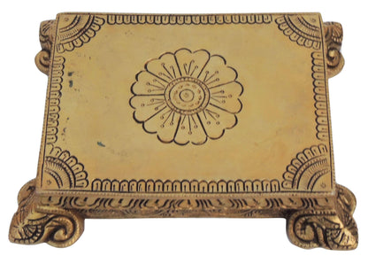 Brass Chowki For God Idol