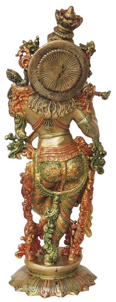 Brass Krishna Statue