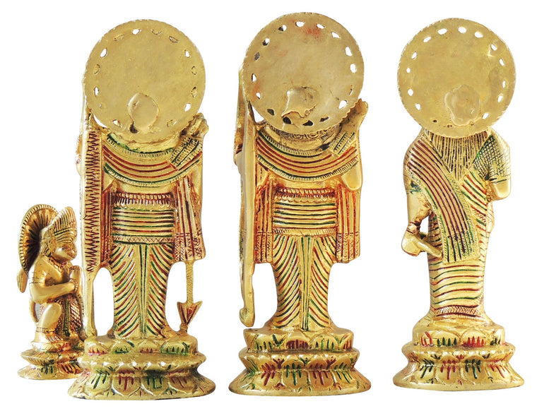 Brass Ram Darbar God Idol Statue