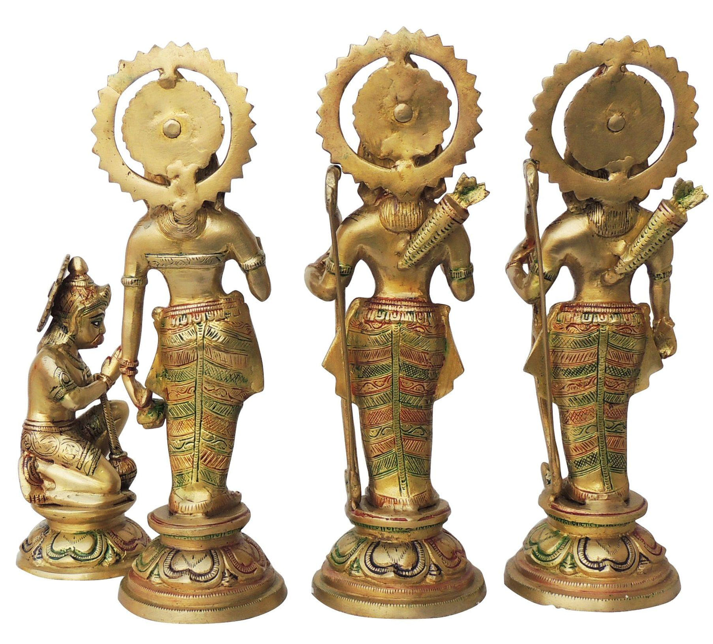 Brass Ram Darbar God Idol Statue